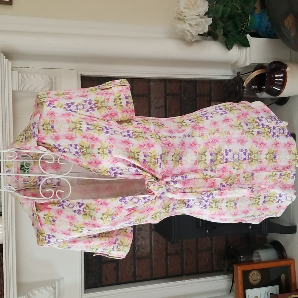 Fedeli Russo Capri gorgeous silk top